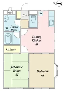 ティアラガーデンA【1階】の間取り