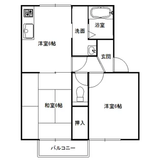 パルテイル佐原【1階】の間取り