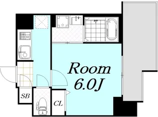 エスリードレジデンス大阪グランノースII【5階】の間取り