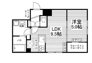ラヴィエール洗足【1階】の間取り