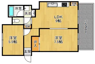 桜台ハイツ【4階】の間取り
