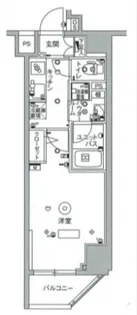スカイコートパレス両国【8階】の間取り