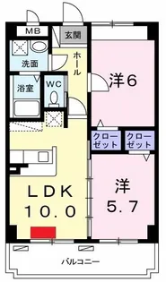 ヴィラ・マンハッタン【2階】の間取り