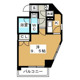ヒルサイド御殿山【5階】の間取り