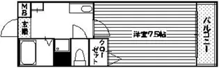セブンビル【6階】の間取り
