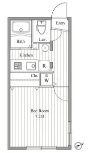 ZESTY曙橋【4階】の間取り