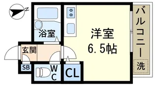 サンフラット【2階】の間取り