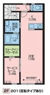 サンウエスト【2階】の間取り