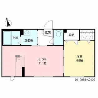 フォーレスS D棟【1階】の間取り