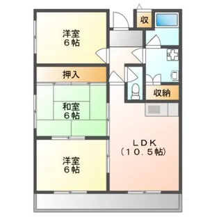 ロイヤルハイツ千里【4階】の間取り