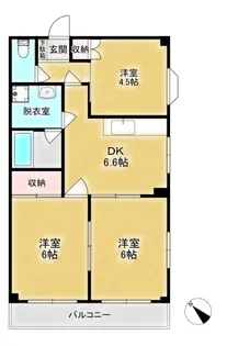 さくら第1マンション【2階】の間取り