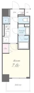 ル・シエル大秋【9階】の間取り