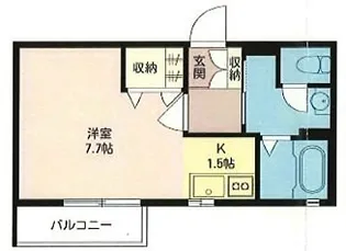 AURORA【1階】の間取り