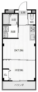 ピース・スクエア八万II B【1階】の間取り