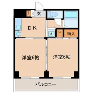 アルデール宮町【5階】の間取り