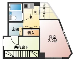 ベス21【4階】の間取り