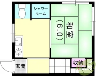 神戸市長田区丸山町テラス2戸【2階】の間取り