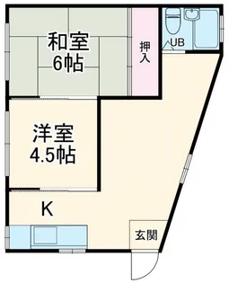 コーポレイI【1階】の間取り