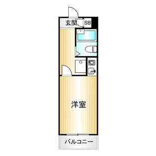 クレッセント三軒茶屋【2階】の間取り