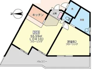 ラックスホーム弘明寺 パート4【2階】の間取り