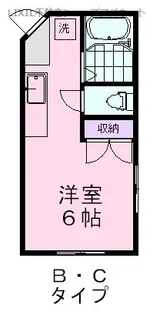 ブランドールII【1階】の間取り