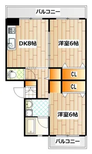 泉ハイツ【1階】の間取り