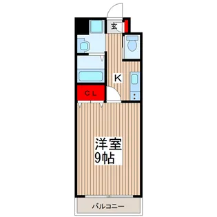 ハーモライト和光【1階】の間取り