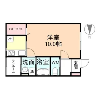 プラウド京田【1階】の間取り