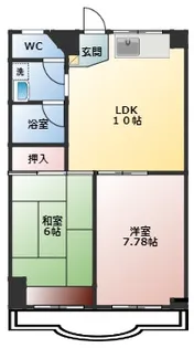 第3植草ビル【2階】の間取り