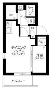 The Residence Nihonbashi【4階】の間取り
