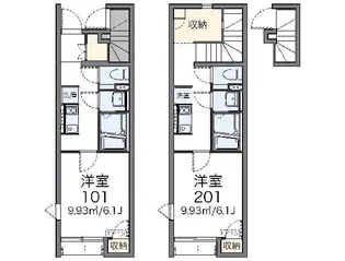 レオネクストミモザ【2階】の間取り