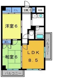 ファミールTC ACT2【2階】の間取り