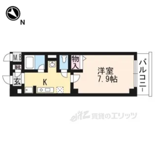 ローズガーデン【1階】の間取り