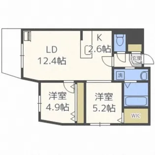 A-bic新札幌【5階】の間取り