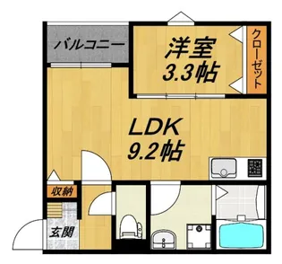 LE COCON 甚目寺III【1階】の間取り