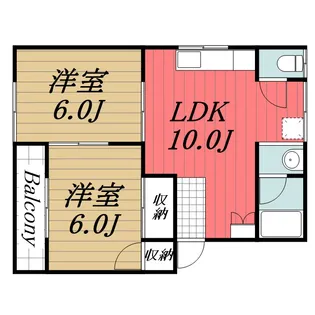 オラフ【2階】の間取り
