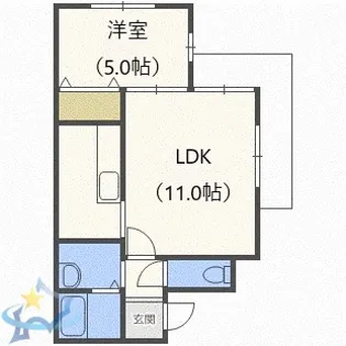 TURAN発寒I【2階】の間取り