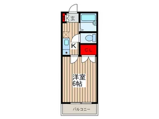 辰巳ハイツ【2階】の間取り