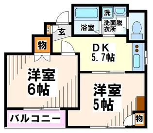 ローゼンハイム【4階】の間取り