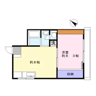 田園武蔵マンション【2階】の間取り