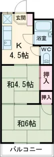 光徳マンション【3階】の間取り