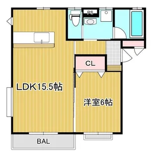 デュウェリング【1階】の間取り
