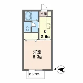 プリマヴェーラ【2階】の間取り