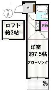 シャローム蒲田【1階】の間取り