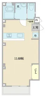 レカン深川【1階】の間取り