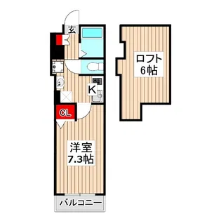 フェルメール朝霞台【3階】の間取り