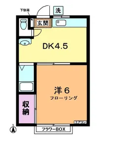 ハウスエリヤ【2階】の間取り