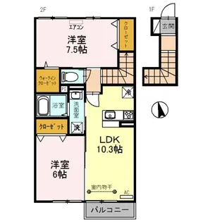 ボナール・T【2階】の間取り