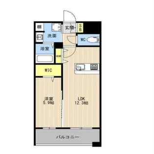 LIBTH菊陽III【2階】の間取り