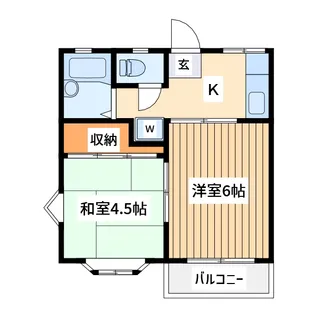 コスモス【2階】の間取り